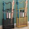 Creative Wrought Iron Umbrella Stand for Home, Hotel, or Lobby Entrance