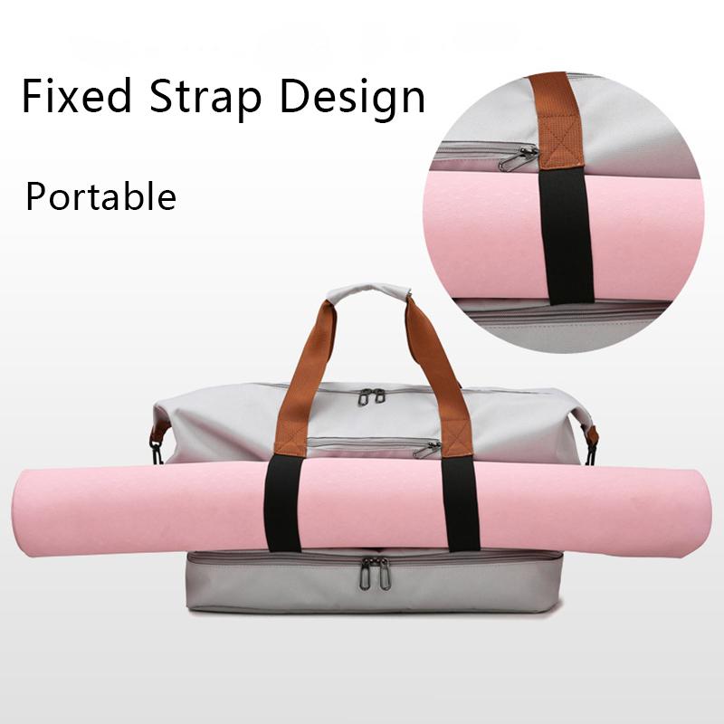 Reisetasche Große Kapazität Tragetasche Gepäck Trocken Nass Schwimmbad Fitnessstudio Tasche Oxford Wasserdicht Sport Umhängetasche mit Schuhfach