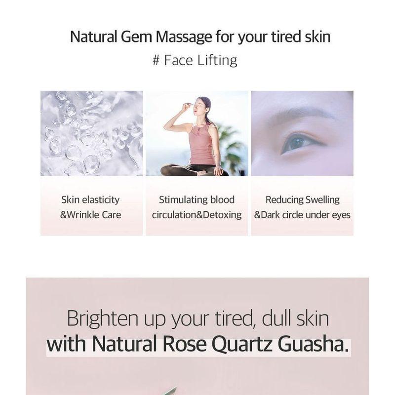 THE PURE LOTUS Rose Quartz Guasha