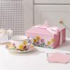 Tulip Ceramic Coffee Cup & Saucer Gift Set
