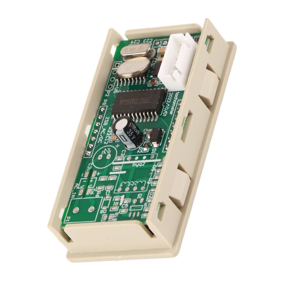 DC8‑24V 4 Digit LCD Display Tachometer Digital Motor RPM Gauge with Magnetic Induction Sensor