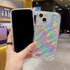 Suitable for Apple 16promax Water Ripple Phone Case 13/14, Iridescent Laser Case 12Pro Anti-drop 15 Protective Case