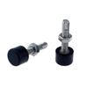 Hood Adjuster Bumper Stopper Rubber Hood Bumper Stop Bolt Nuts M4×20mm, Pack of 2