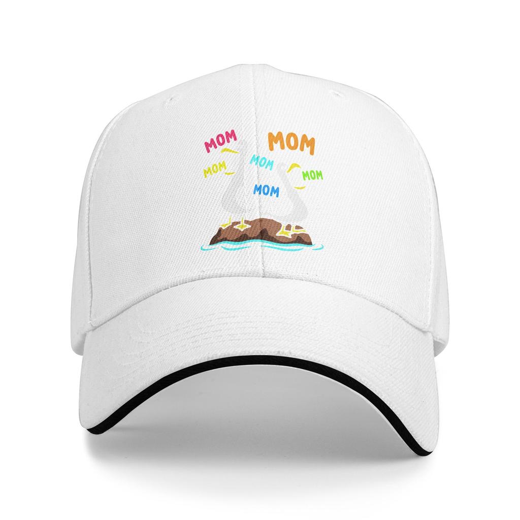 Mom Seagull Funny Mama Sandwich Baseball Caps Retro Mothers Day Humor Unisex Style Adjustable Headwear Running Golf Hats
