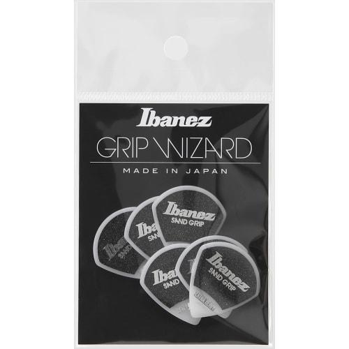 Ibanez Grip Wizard Series Sand Grip Picks (Extra Heavy) - 6-Pack, White (PPA18XSGWH)