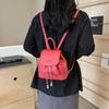 2025 New Fashionable and Simple Portable Satchel, Foreign Style Girl Single Shoulder Small Backpack, Retro Bucket Backpack