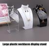 2 Pieces Minimalist Jewelry Display Stands with Nonslip Base Secure Display for Various Environments