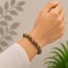 Unakite Jasper Beads Bracelet : 8mm Round Gemstone Chakra Bracelet, Handmade Jewelry For Women CSB-33