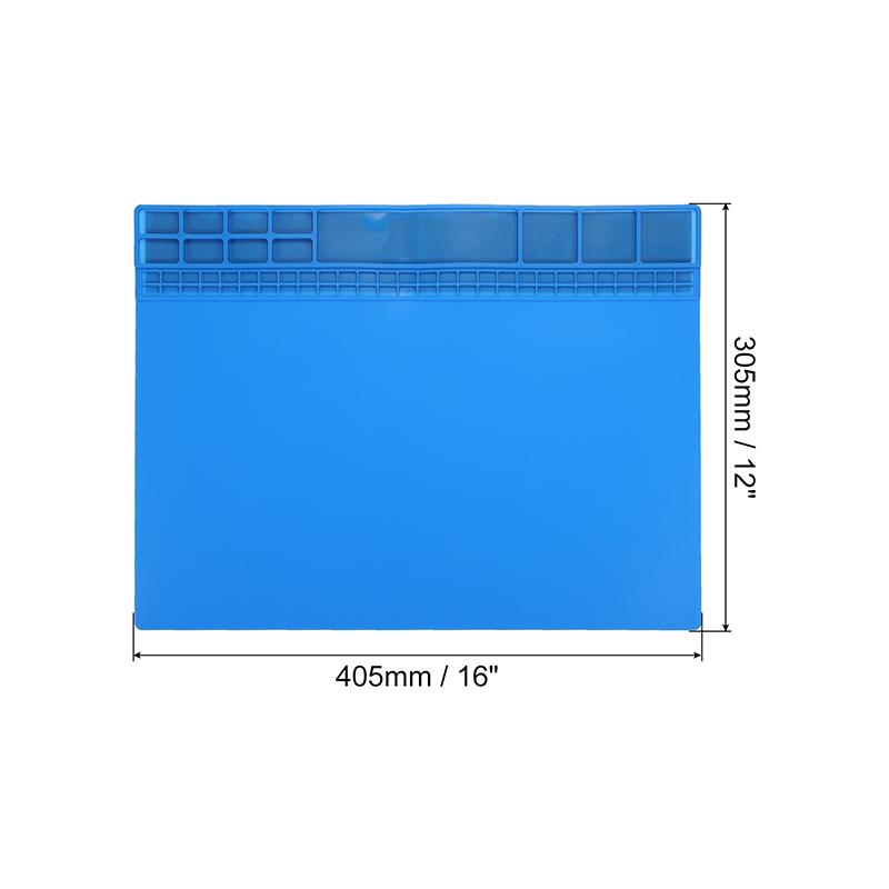Soldering Mat Repair Pad Insulation Heat Resistant 932°F Soldering Station Silicone Work Pad Desk Workbench Phone Repair Tool