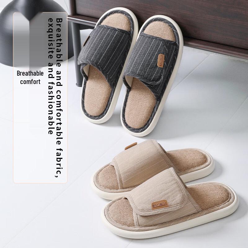 Slip Japanese Cotton Linen Home Slippers