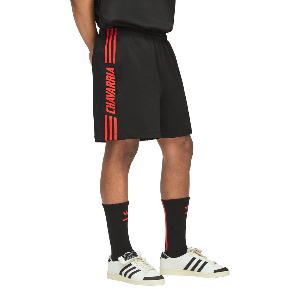 adidas Originals X Willy Chavarria Collaboration Ss25 Gym Striped Comfortable Simple Casual Sports Shorts Unisex Shorts KB7236
