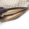 Used GUCCI GG Supreme Shoulder Bag 201448 PVC coated canvas leather Beige Navy Used Women
