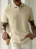2025 Sommer Herren Uni Poloshirt - Kurzarm, Business-Stil, Chemiefaserstoff