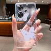 For Xiaomi Poco F6 5G Case Clear Luxury Fashion Butterfly Flower Soft Silicone TPU Casing For Redmi Turbo 3 PocoF6 5G Phone Case