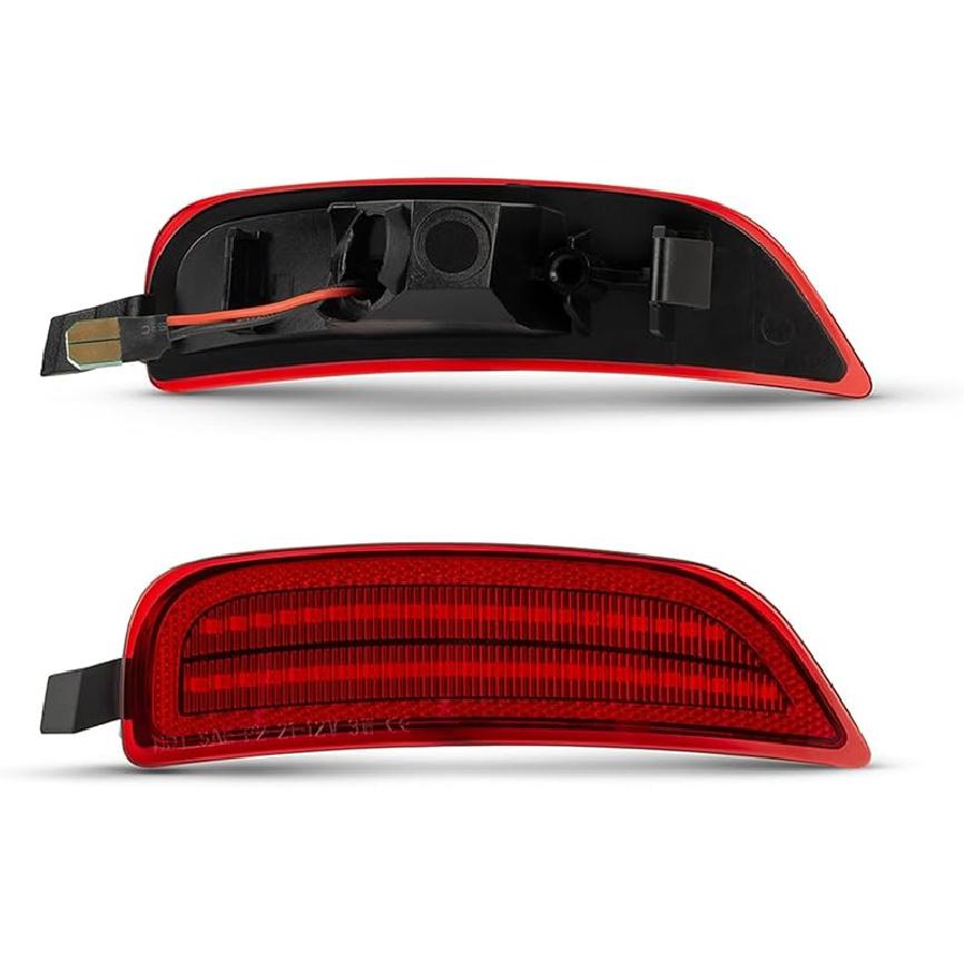 

Compatible For Mazda Miata MX-5 2016 2017 2018 2019 2020 2021 LED Turn Signal Side Marker Light Front Rear Fend Bumper Light(Red lens Rear) Red lens Rear