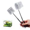 Adjustable Telescopic Fish Net For Aquarium Cleaning With Stainless Steel Handle And Fine Nylon Mesh for Tanks Cleaning
