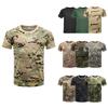 3D Camouflage T-Shirt Herren Kleidung Outdoor Mode Lässig O-Ausschnitt Kurzarm Sommer Street Übergroß Herren Outdoor Sport T-Shirts