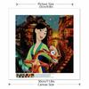 DIY Diamond Painting Round Diamond Mulan and The Fox Full Diamond Mosaic Home Decoration Painting Cross Stitch Kit