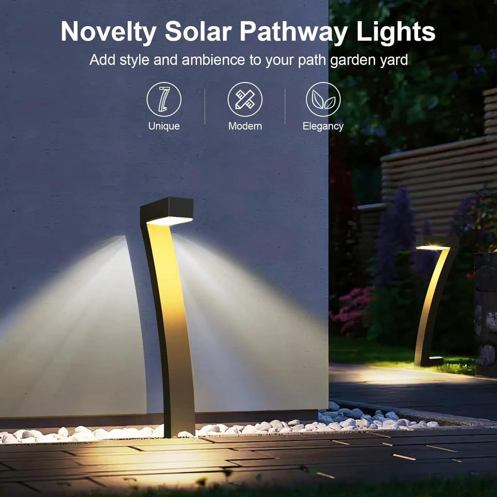 New Solar IP65 Waterproof Ultra-Bright Outdoor Patio Garden Light with Stake