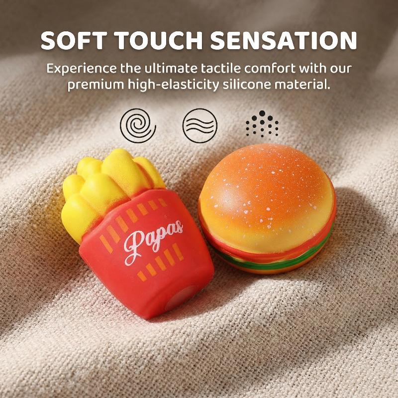 1/5Pcs Release Decompression Squeezing Simulation Coke Hamburgers Slow Rebound Toy Tpr Stress Relief Toys Birthday Gift
