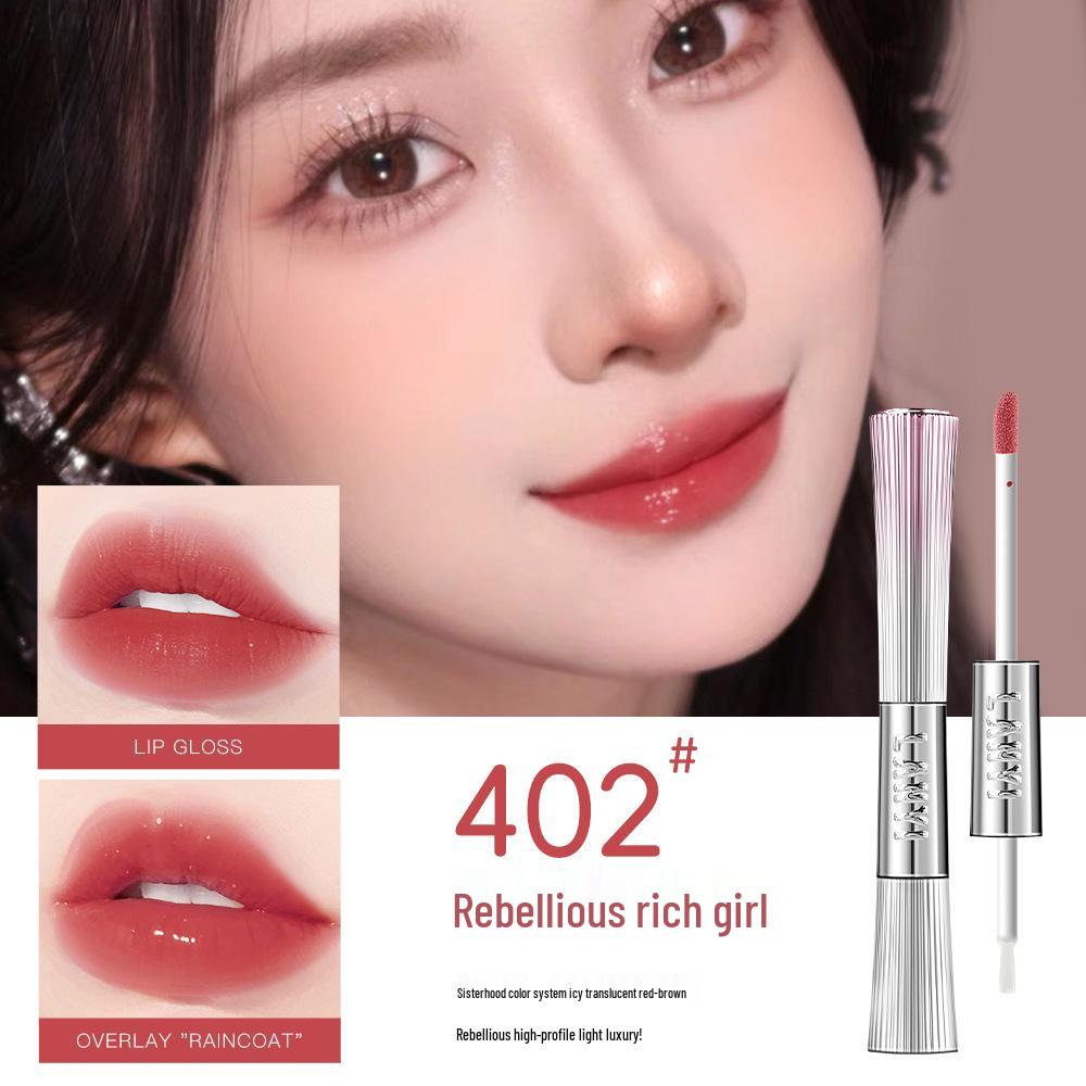 Lan Yi Essence Waterproof Lip Gloss - Non-Fading, Non-Stick, Celebrity-Favored Lip Protection.