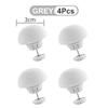4-20pc Mushroom BedSheet Quilt Clip Anti-Slip Bedding Fasteners Reusable Duvet Cover Blanket Fix Buckle One Button Unlock