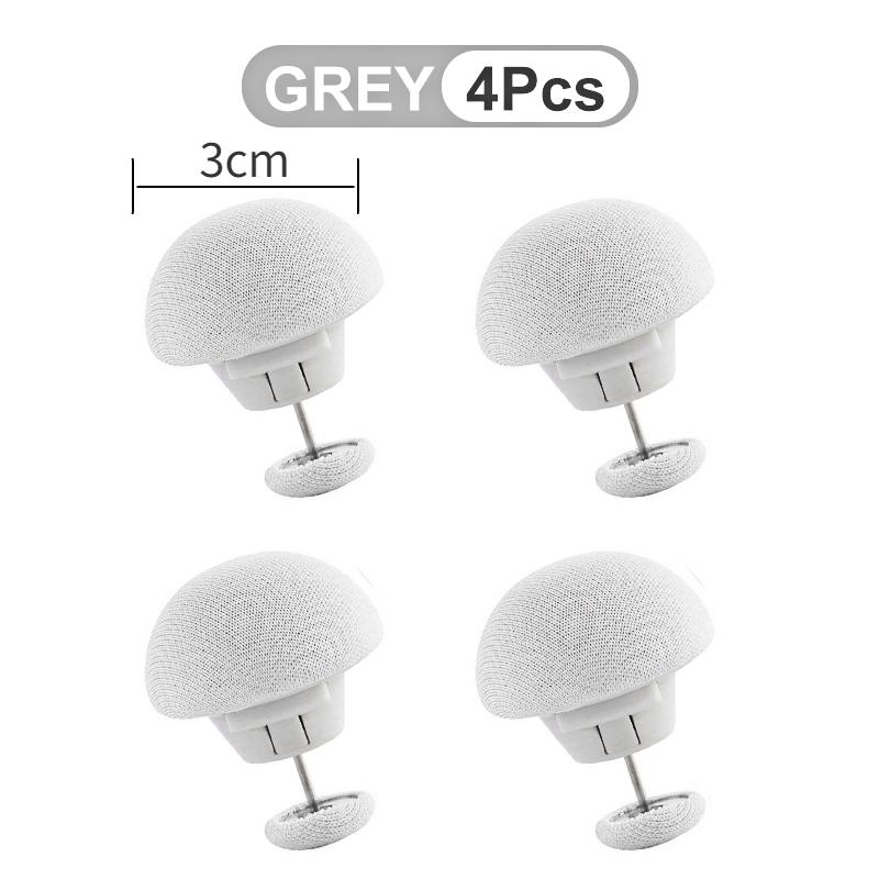 4-20pc Mushroom BedSheet Quilt Clip Anti-Slip Bedding Fasteners Reusable Duvet Cover Blanket Fix Buckle One Button Unlock