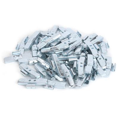50pcs 40g 1.4oz Clip On Wheel Balance Blocks Aluminum Alloy P Style Tire Weight Balancing Assortment(Without Wheel