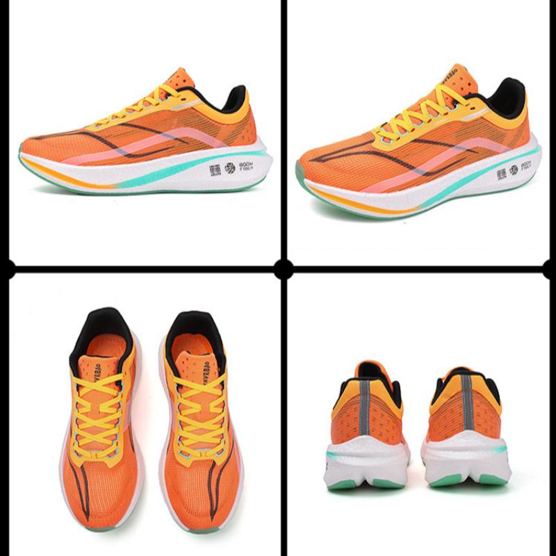 Laufschuhe mit Carbonplatte Stoßdämpfung Herren Profi-Laufschuhe Marathon Sportschuhe