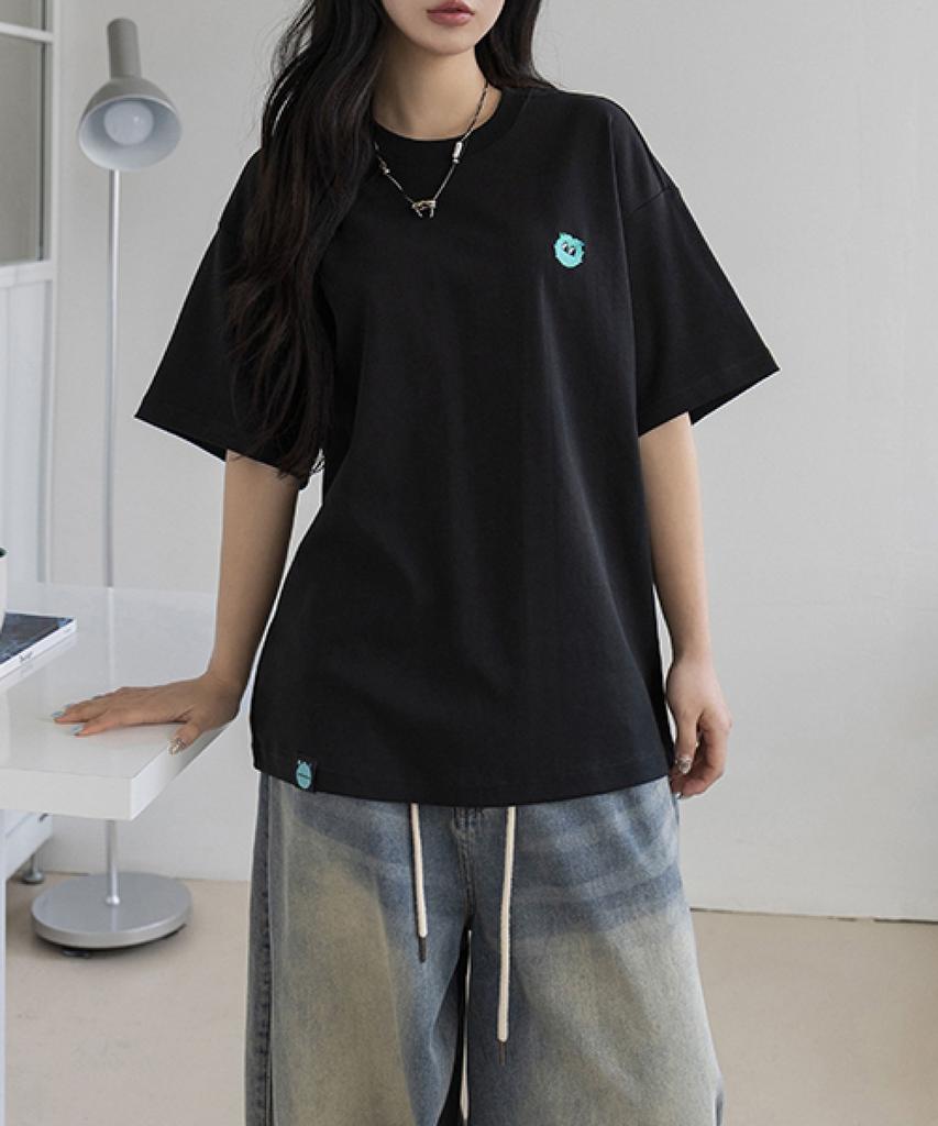 Ejeuaiwon Minty Face Regular Fit Short Sleeve T-Shirt