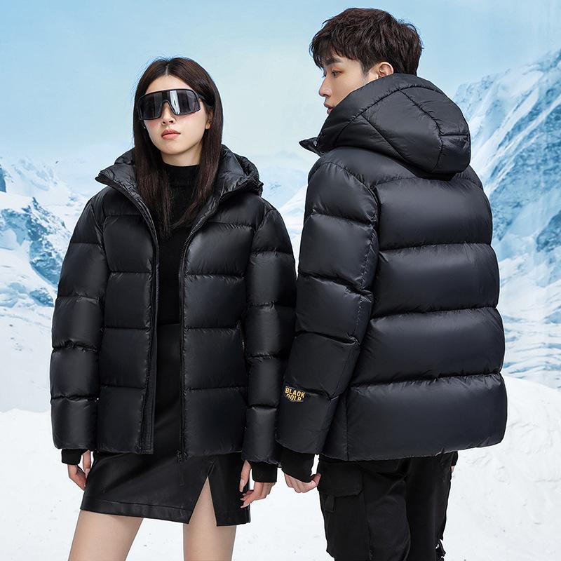 Winter Short Down Jacket for Men and Women Couples Thickened Cotton Coat