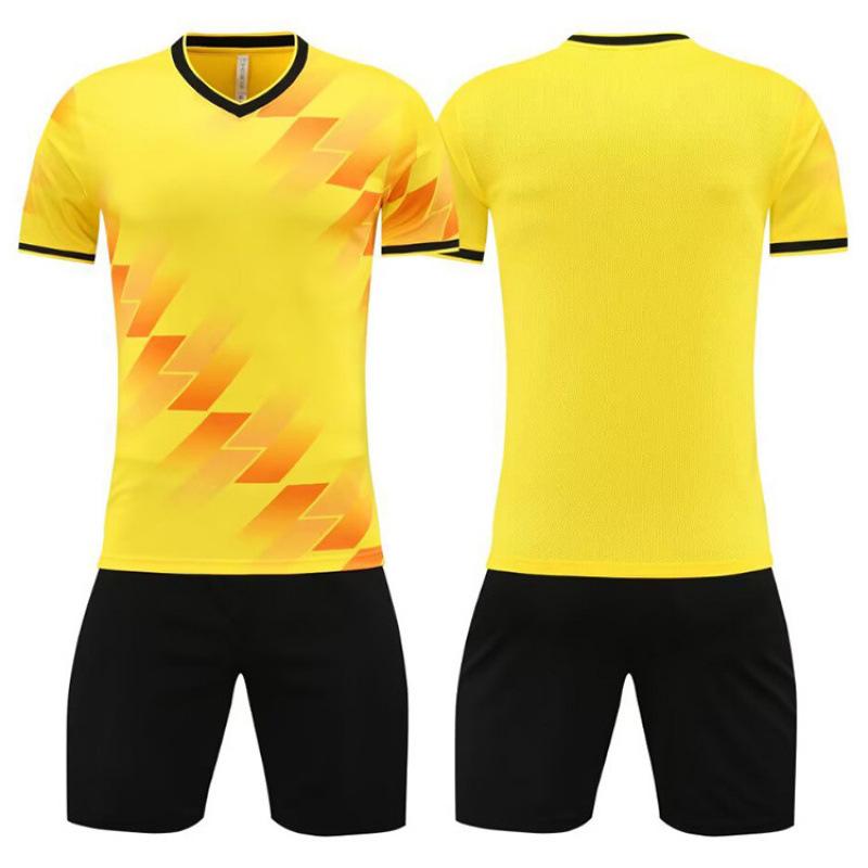 Football Suit Men'S Children'S Adult Student Game Training Kit Short Sleeve Sports Printed Jerseys Summer Women'S