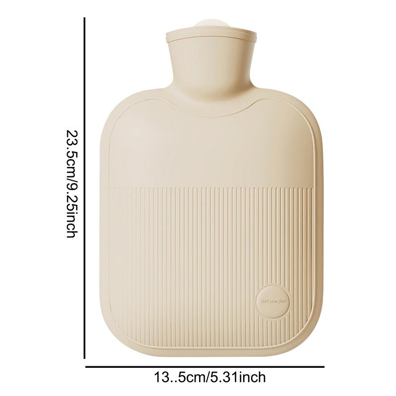 Large hot water bottle 1000ml portable reusable hot water bottle suitable for menstruation to drive away cold and keep warm