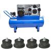 Large Anti Vibration Air Compressor Feet With Mounting Hardware Set Of 4 Rubber Pad For Stability Noise Reduction In Pneumatic Tool