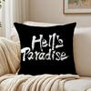 Anime Dark HHells PParadise Cushion Cover Pillowcase Antidustmite living Room Sofa Decor Cushion Room