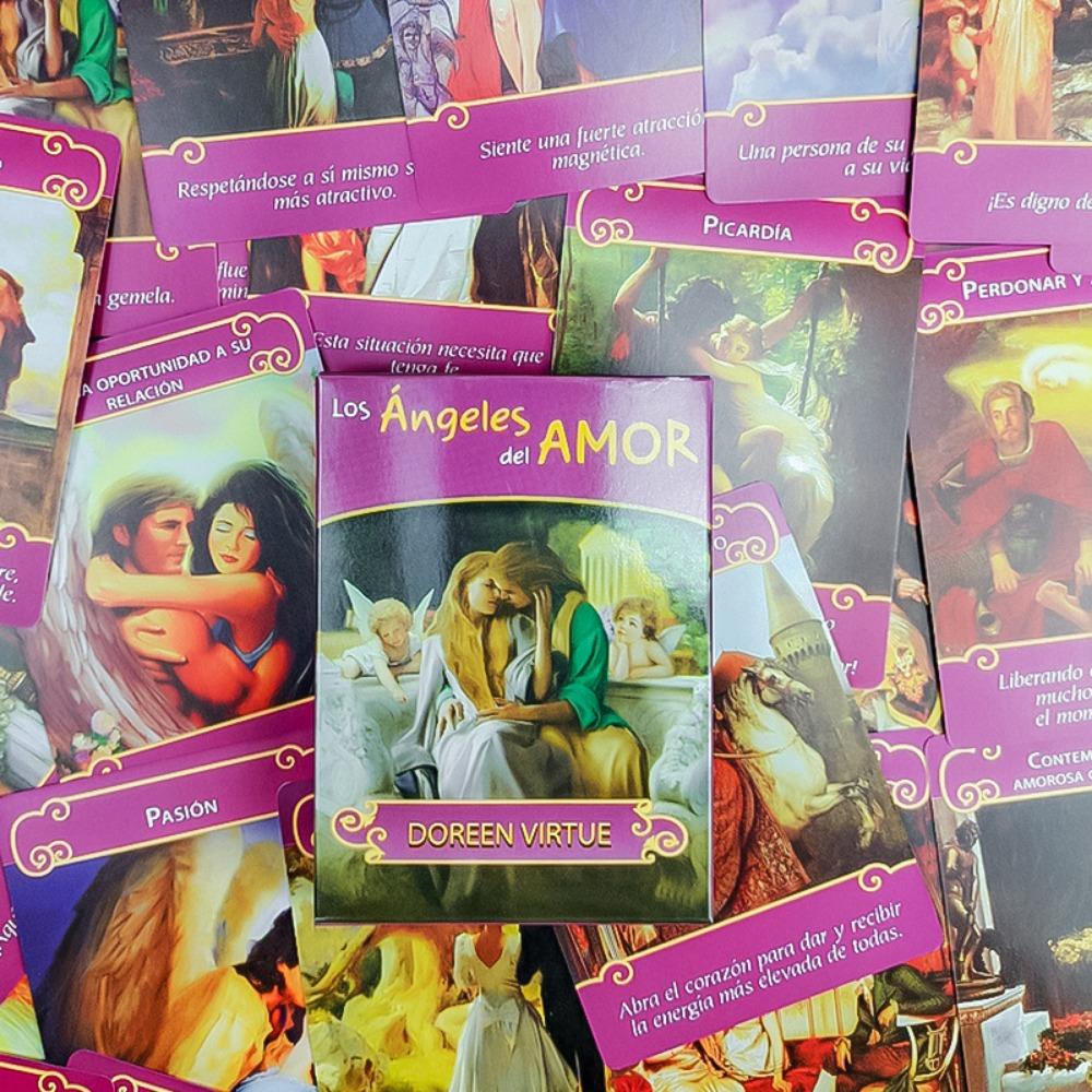 The Romance Angels Oracle Cards A 44 Tarot Spanish Edition 10.4*7.3cm