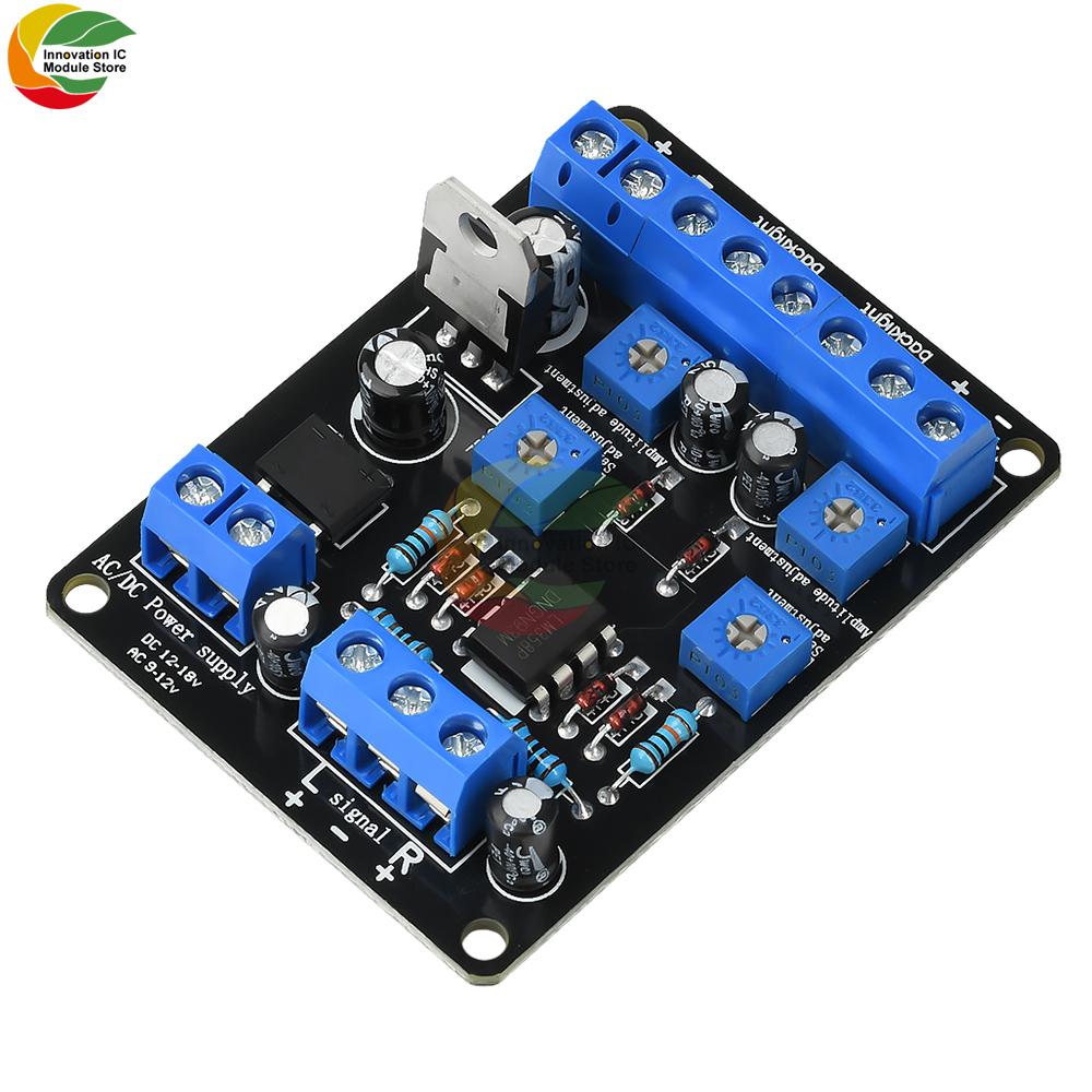 AC9-12V/DC12-18V VUMeter Driver Board Amplifier Front-End Electronic Tube Gallbladder Machine Db Meter Level Meter Driver Module