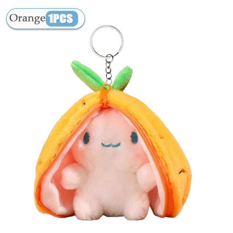 

1-20PCS Funny Joy Kawaii Fruit Bunny Plush Toy Cute Carrot Strawberry Turn Funny Joy Rabbit Plush Toy Kids Birthday Easter Gifts