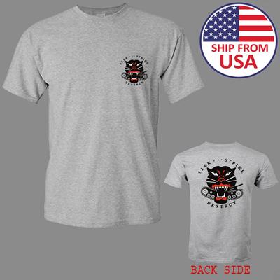 Tank Destroyer Panther Hellcat World War II Men's Grey Size S-5XL