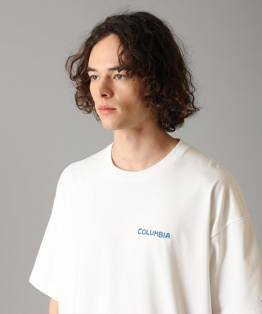 Lake To Avenue Graphic Short Sleeve PG2040 Sea Salt River XL Size [Columbia] T-Shirt