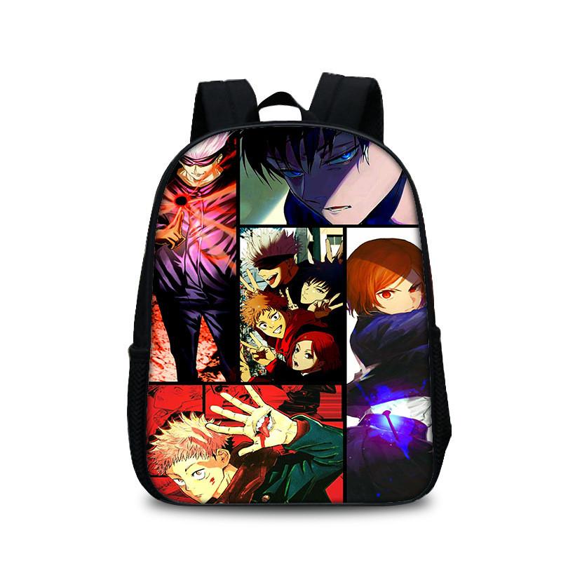 Jujutsu Kaisen Backpack With Polyester Material And Spacious Design For Students And Daily Use