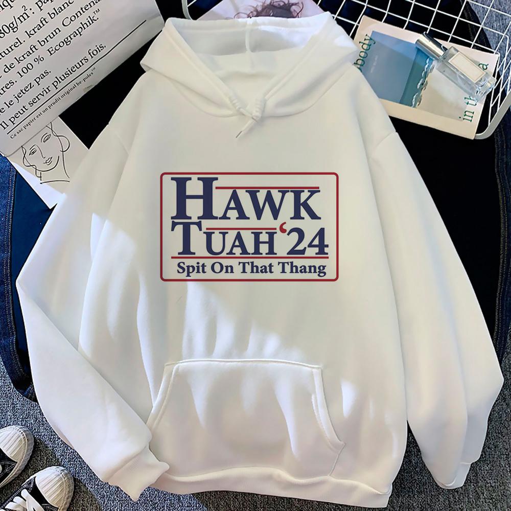 Hawk Tuah hoodies women Winter  anime sweater female anime sweatshirts