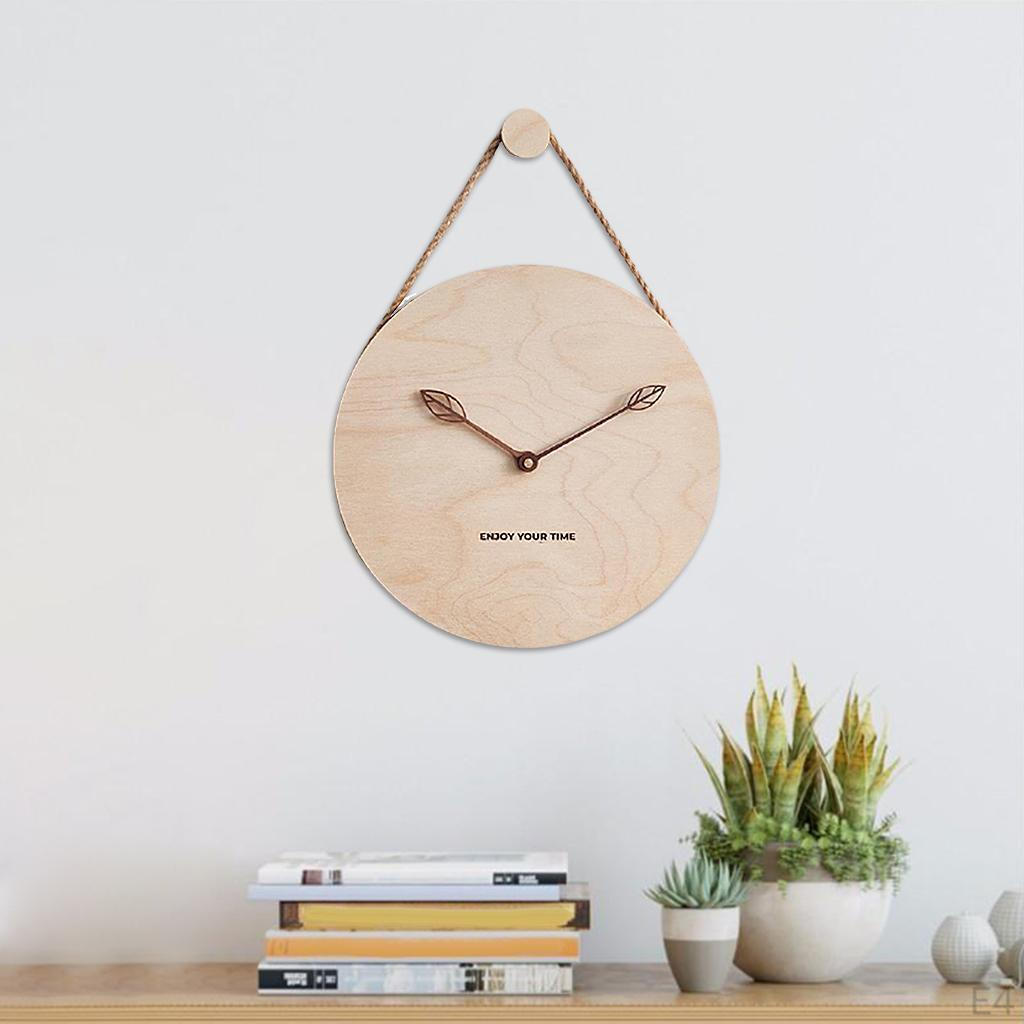 Decorative Wall Non-Ticking Digital Battery Operated Round Easy to Read /Office/