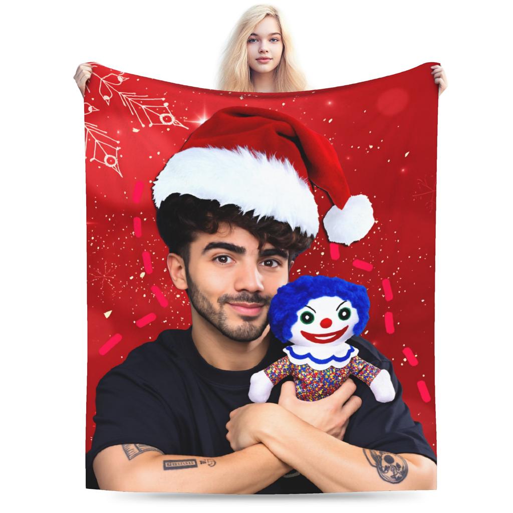 Fede V-Vigevani Soft Warm Blanket Club Misterios Boy Girl Plush Throw Blanket Funny Couch Bed Flannel Bedspread Sofa Bed Cover