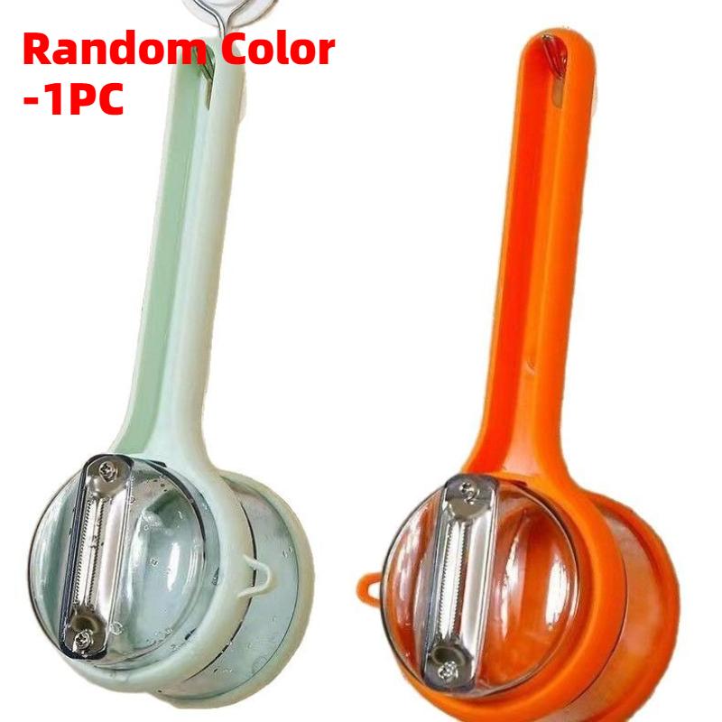 

Multifunctional Peeler Knife with Storage Box Manual Apple Potato Peeler Cutter Portable Veggie Peeling Tool Kitchen Gadget Accessories 1PC