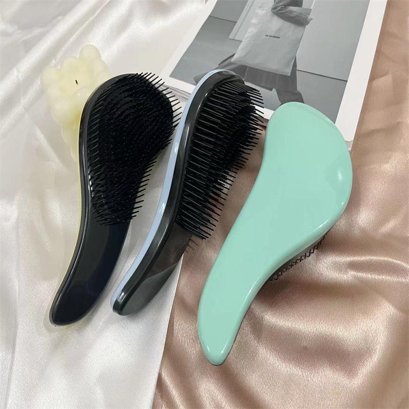 Anti-Static Cross-Border Massage Hair Comb - TT Smooth Plastic Hairdressing Tool