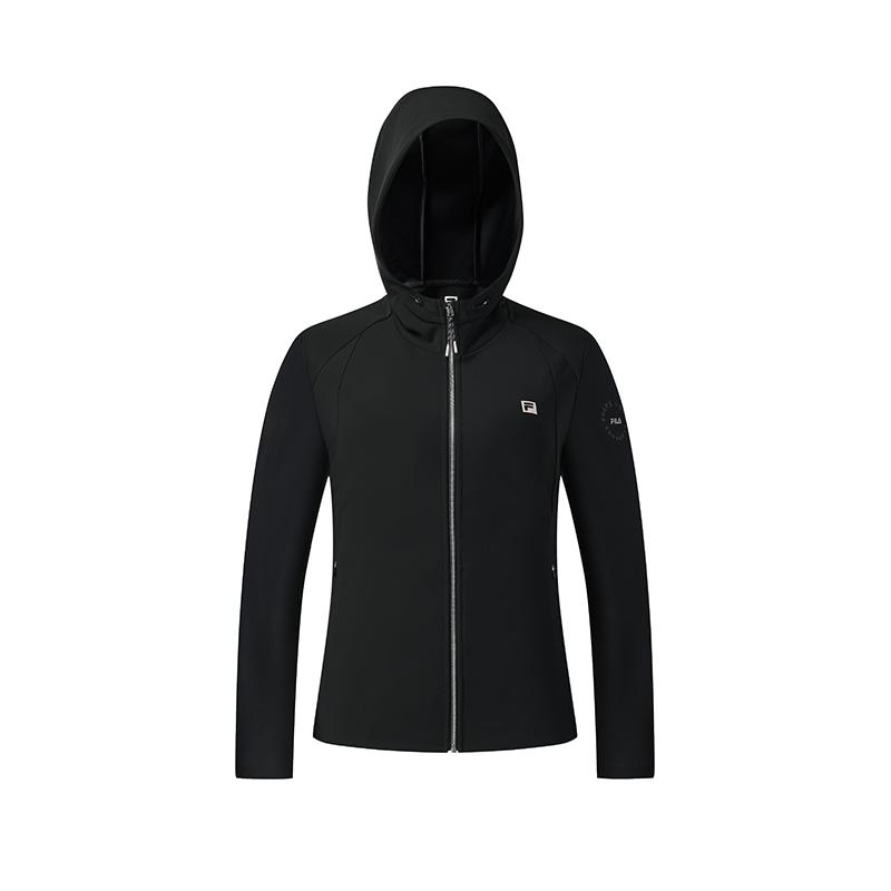 New FILA Fitness Jackets Women's Pitch Black A11W541503FBK