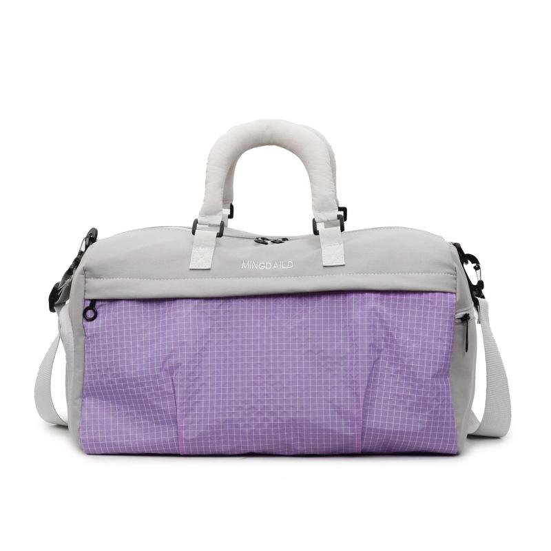 Fitness Bag New Large-capacity Travel Bag Women's Fashion Lightweight Portable Messenger Sports Fitness Bag Short-distance Storage Bag