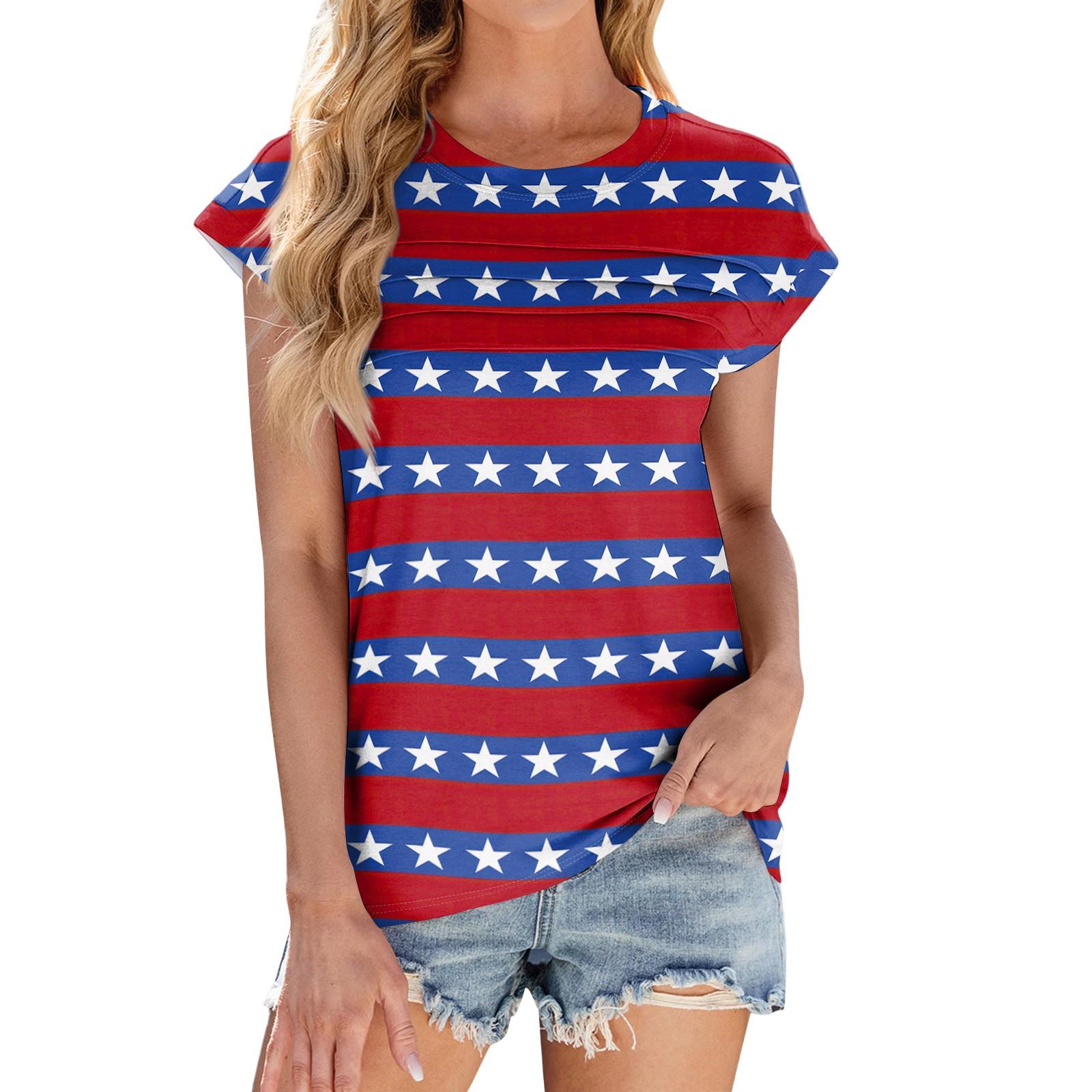 

Жіноча мода Повсякденна футболка з коротким рукавом Базова текстурована футболка з круглим вирізом Топ з рукавом-капюшоном XXL червоний