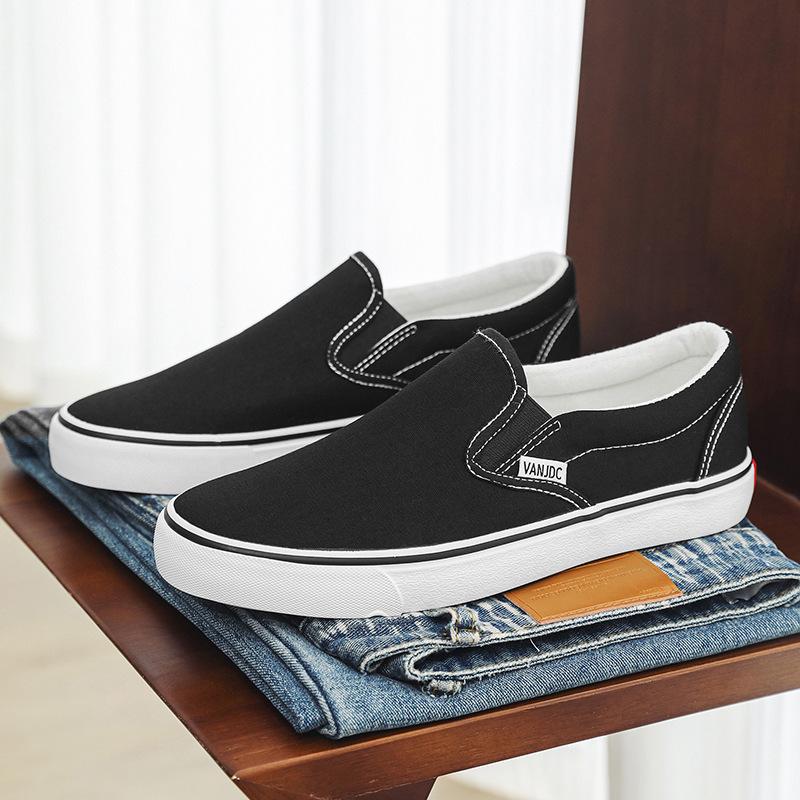 

Летняя новая мужская обувь парусиновые туфли на одной педали закрывают ноги дышащие парусиновые туфли пара мужские и женские рабочие туфли 35 (Female)